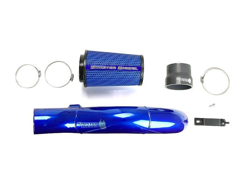GMC 3500 Performance Air Intake - Sinister Diesel - Sinister Blue - `01-`04 GMC 3500 Performance Air Intake - Sinister Diesel - Sinister Blue - `01-`04